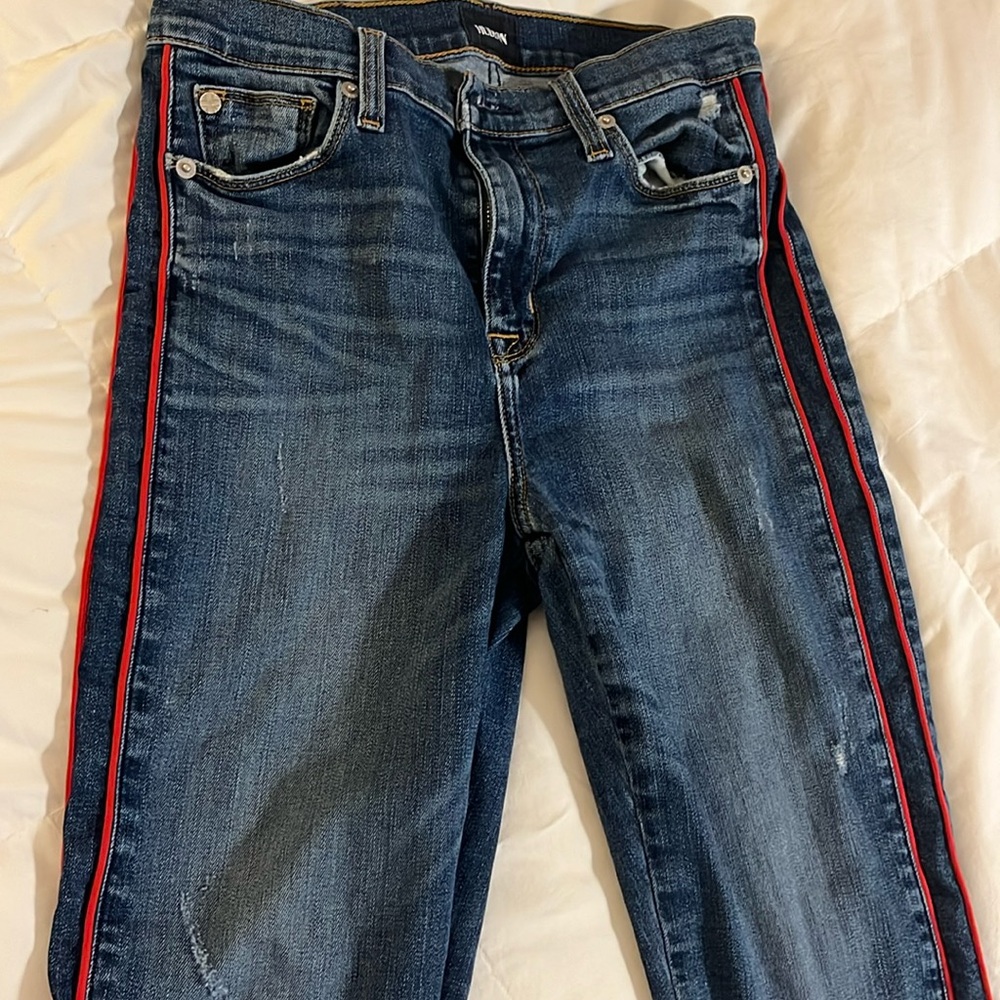 Hudson Jeans w Double Red stripe down the side
